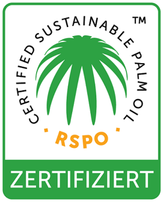 Dieses Produkt enthält zertifiziert nachhaltiges Palmöl.
